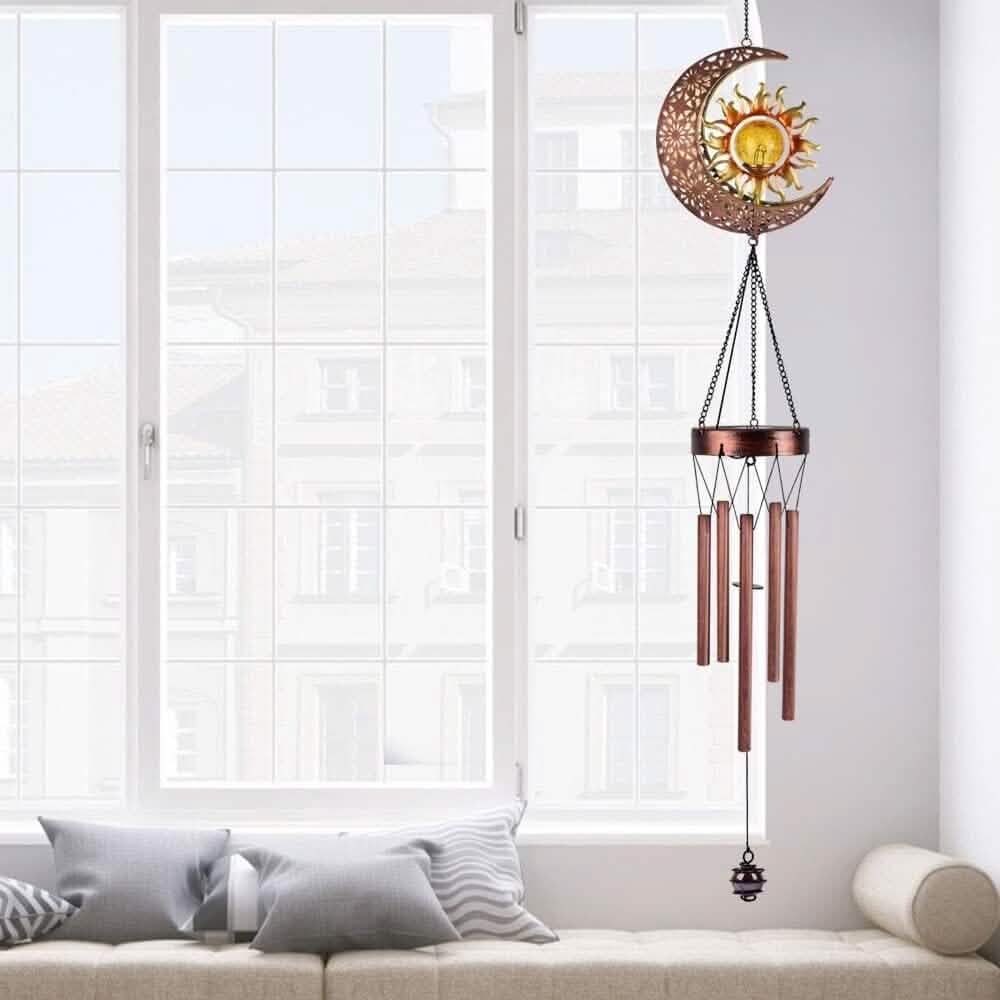 Solar Wind Chimes Garden Decorative Wind Chime Light DailySale