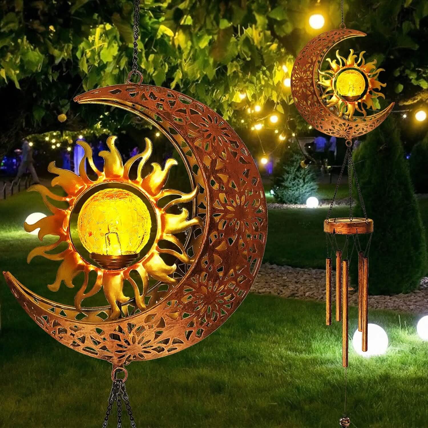 Solar Wind Chimes Garden Decorative Wind Chime Light DailySale