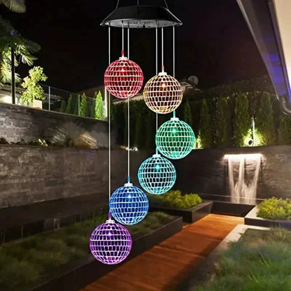 Solar Wind Chimes Light - Mobile Hanging LED Light, Color Changing Wind Chime DailySale