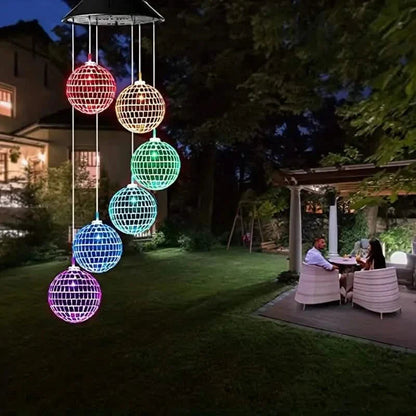 Solar Wind Chimes Light - Mobile Hanging LED Light, Color Changing Wind Chime DailySale
