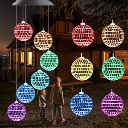 Solar Wind Chimes Light - Mobile Hanging LED Light, Color Changing Wind Chime DailySale