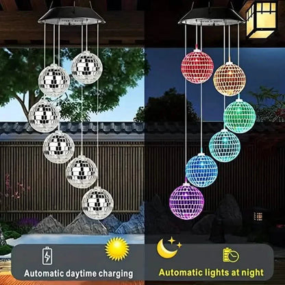 Solar Wind Chimes Light - Mobile Hanging LED Light, Color Changing Wind Chime DailySale