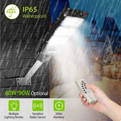 Solar Wireless IP65 Waterproof Street Path Light DailySale