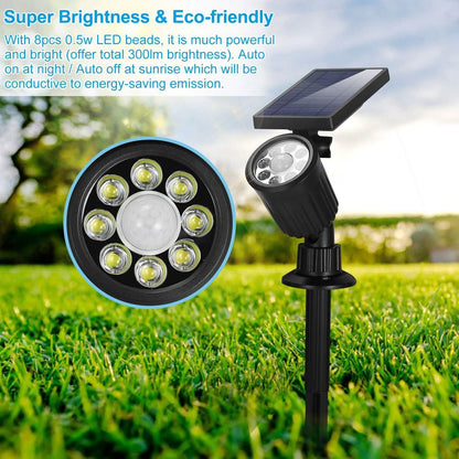 Solarek Lights Outdoor Solar Powered LED Spotlights DailySale
