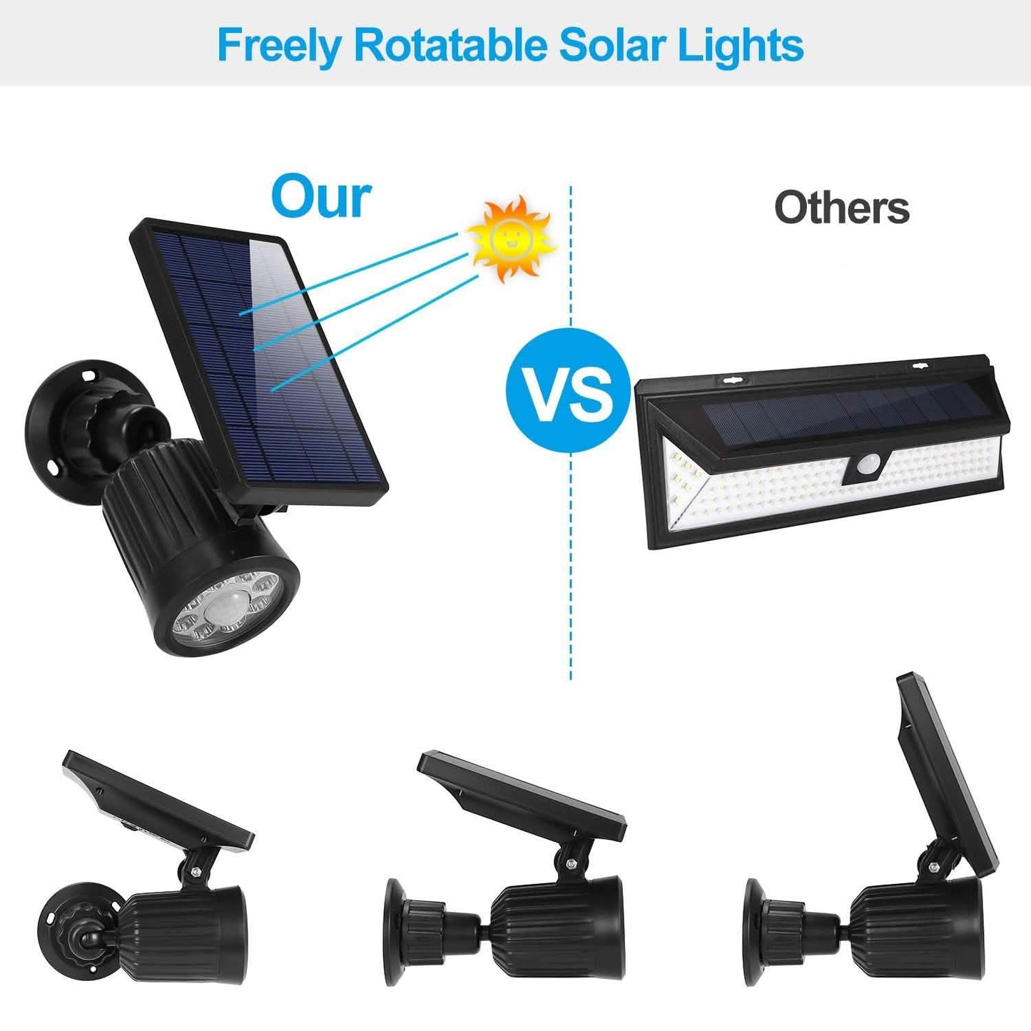 Solarek Lights Outdoor Solar Powered LED Spotlights DailySale