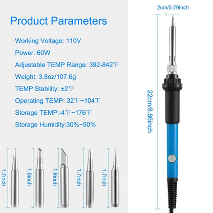 Soldering Iron 110V/60W Adjustable Temperature DailySale