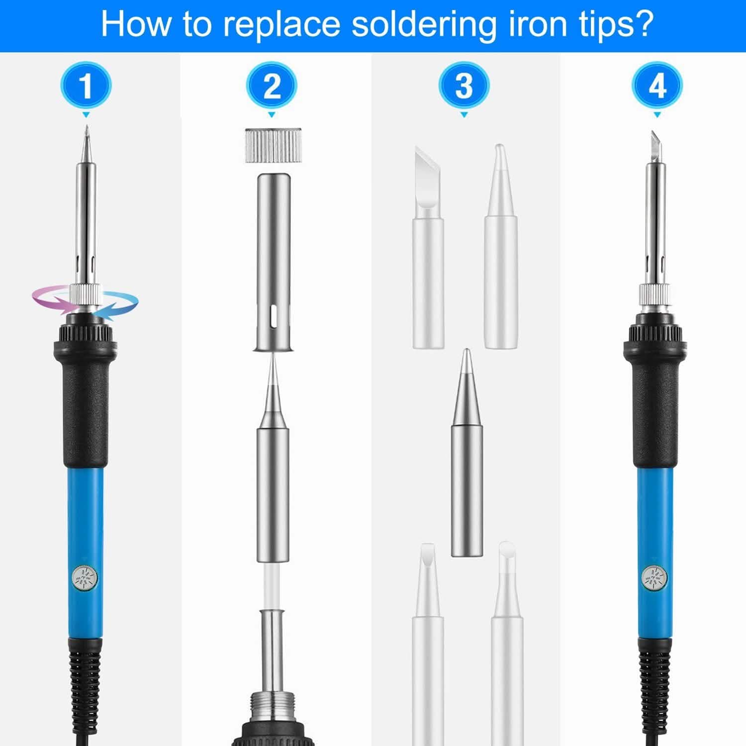 Soldering Iron 110V/60W Adjustable Temperature DailySale