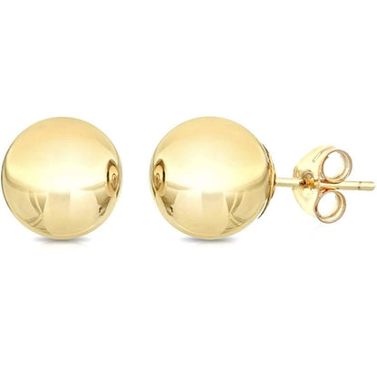 Solid 10K Gold Ball Studs DailySale