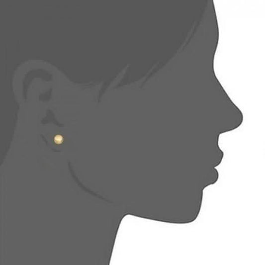 Solid 14K Gold Ball Studs - Assorted Sizes DailySale