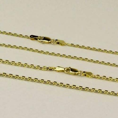Solid 14K Gold Cable Chain Necklace DailySale