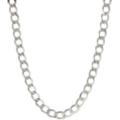 Solid 925 Sterling Silver 4.5mm Cuban Chain Necklace DailySale