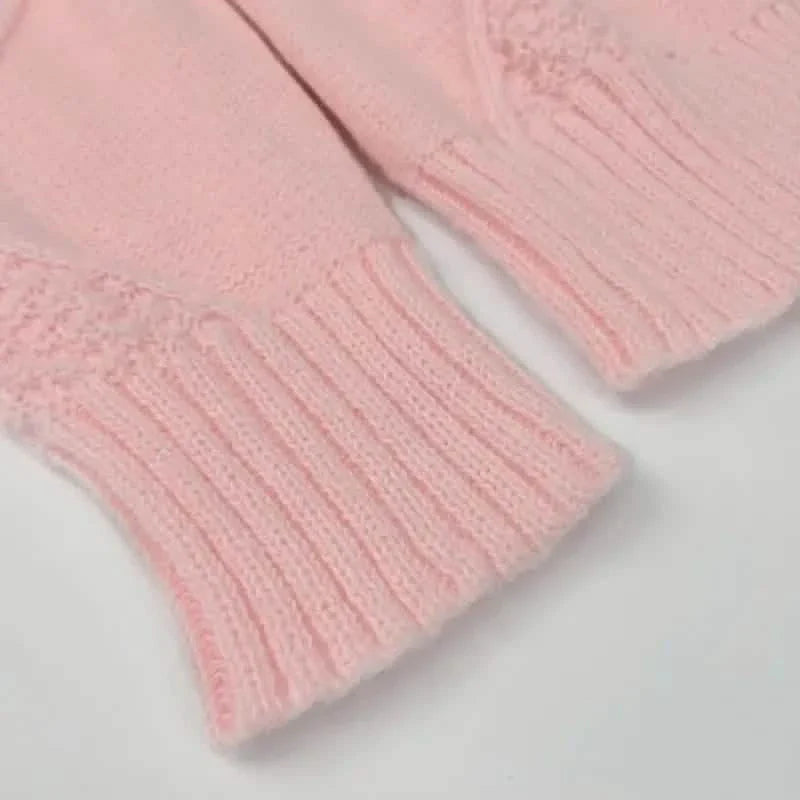 Solid Button Down Cable Knit Cardigan, Casual Long Sleeve Comfy Sweater DailySale