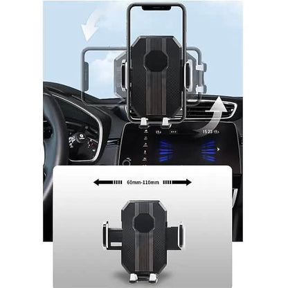 Solid & Durable Car Phone Holder Mount for Dashboard Windshield Long Arm Strong Suction Cell Phone Car Mount DailySale