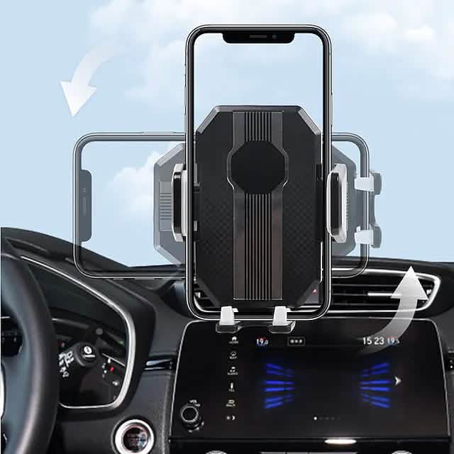Solid & Durable Car Phone Holder Mount for Dashboard Windshield Long Arm Strong Suction Cell Phone Car Mount DailySale