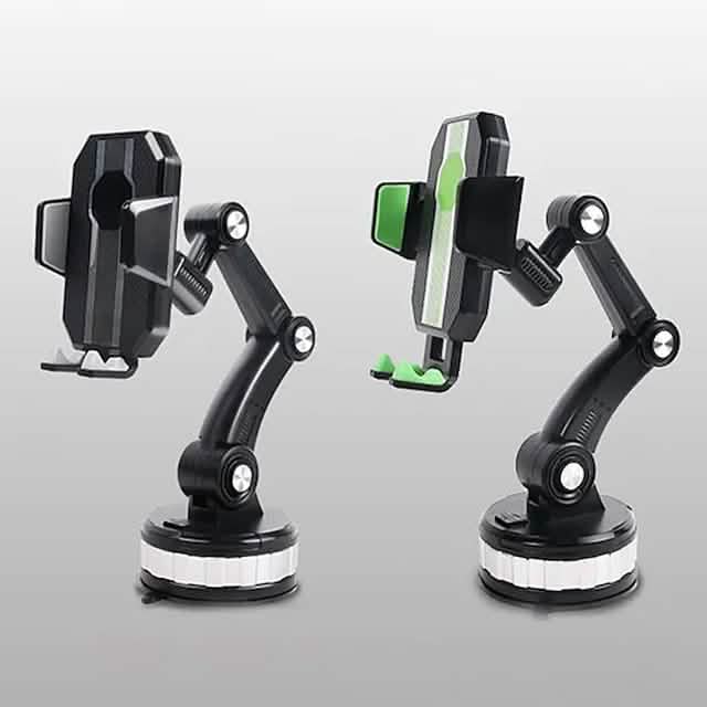 Solid & Durable Car Phone Holder Mount for Dashboard Windshield Long Arm Strong Suction Cell Phone Car Mount DailySale