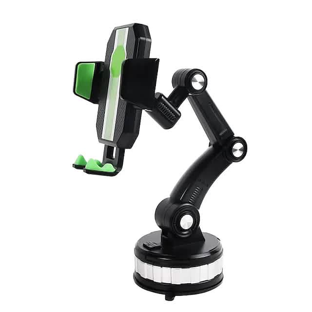Solid & Durable Car Phone Holder Mount for Dashboard Windshield Long Arm Strong Suction Cell Phone Car Mount DailySale