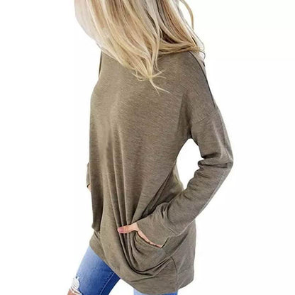Solid Long Sleeve Shirt DailySale