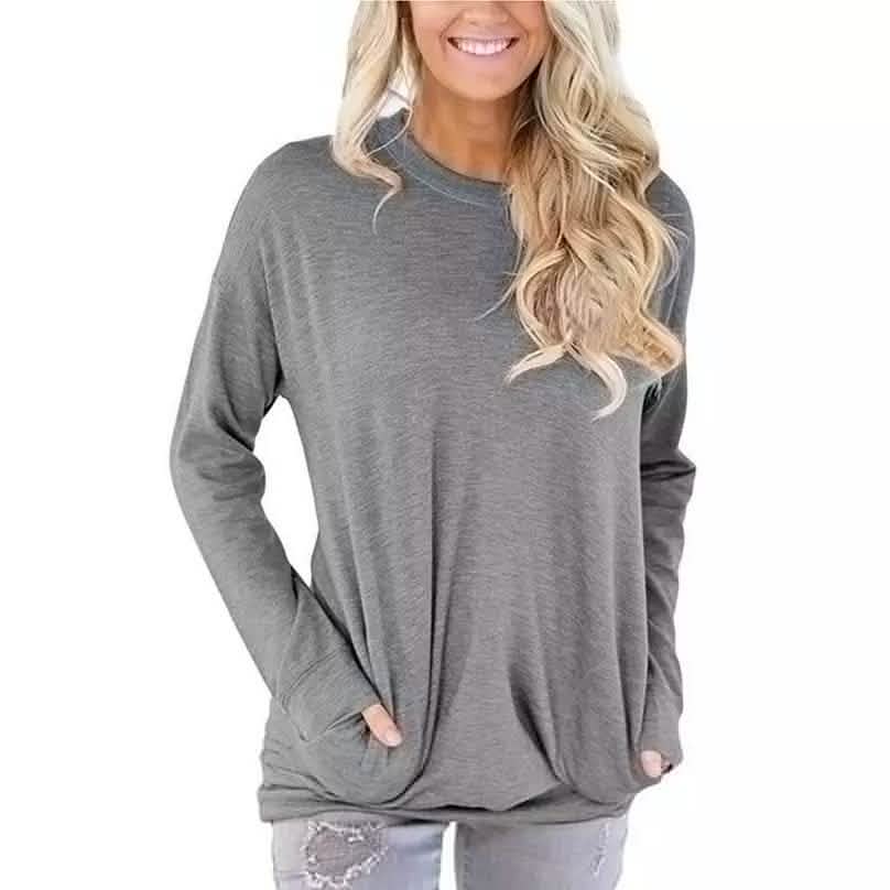 Solid Long Sleeve Shirt DailySale