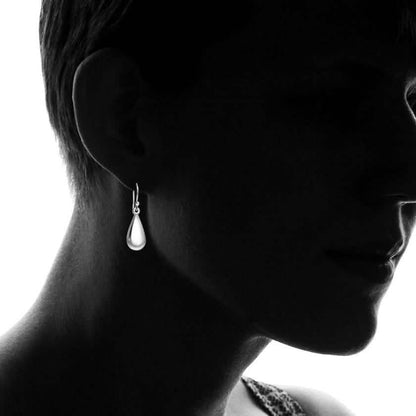 Solid Sterling Pear Shape Hanging Earrings By Paolo Fortelini DailySale