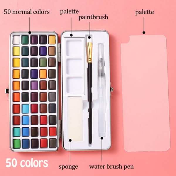 Solid Watercolor Pigment Set DailySale