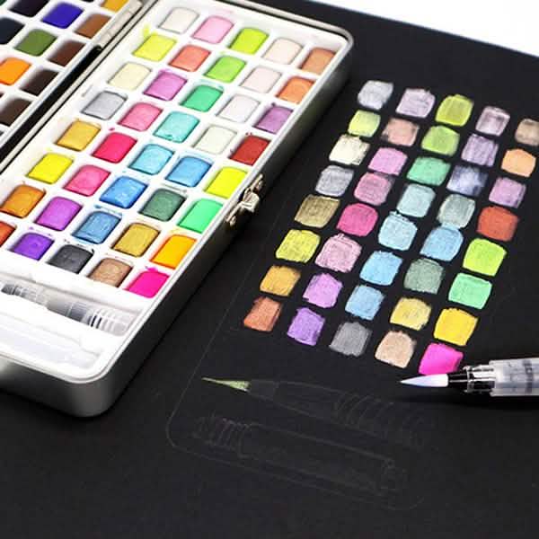 Solid Watercolor Pigment Set DailySale