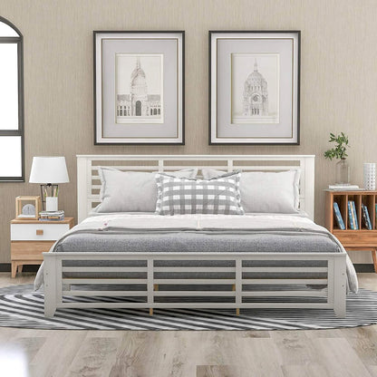 Solid Wood Platform Bed Frame DailySale