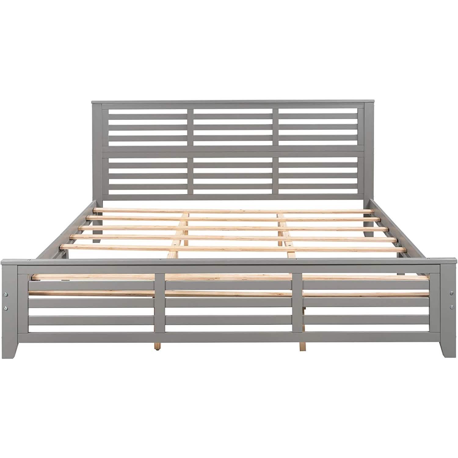 Solid Wood Platform Bed Frame DailySale