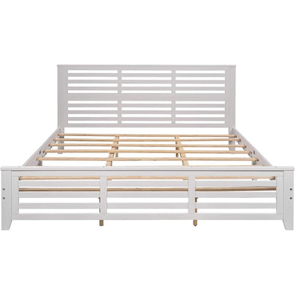Solid Wood Platform Bed Frame DailySale