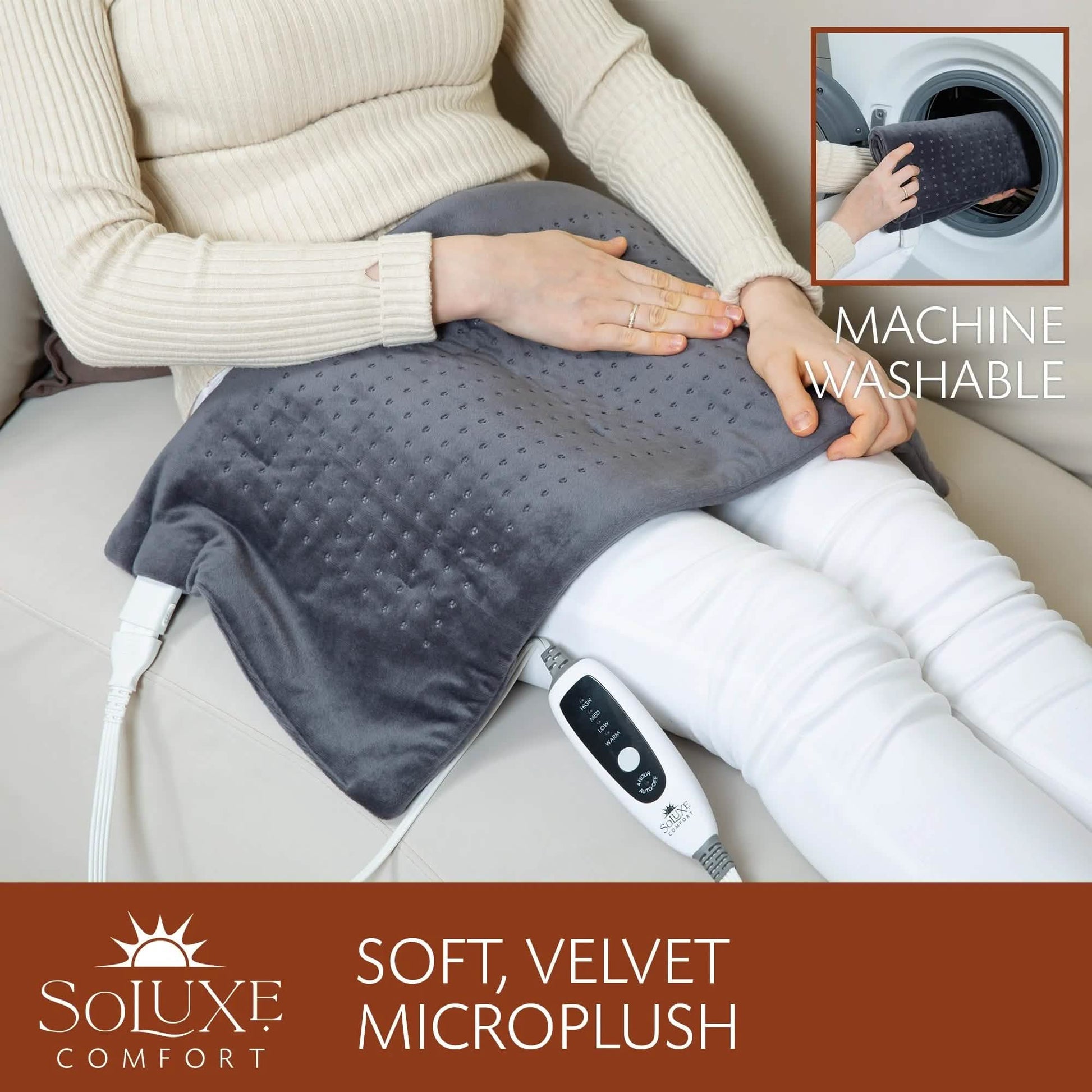 Soluxe Comfort XL King Size Heating Pad DailySale