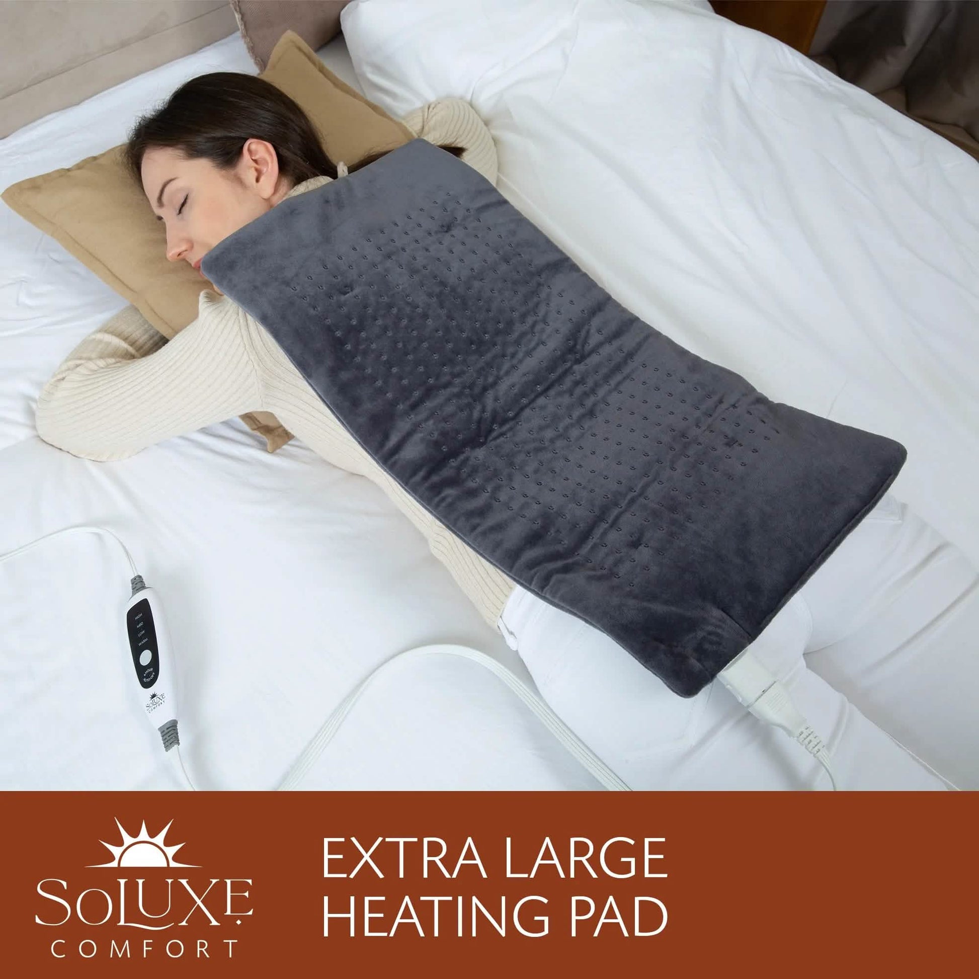 Soluxe Comfort XL King Size Heating Pad DailySale