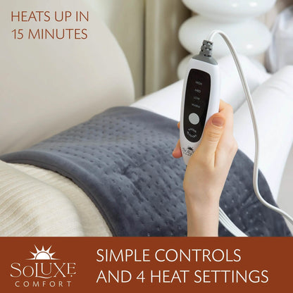 Soluxe Comfort XL King Size Heating Pad DailySale