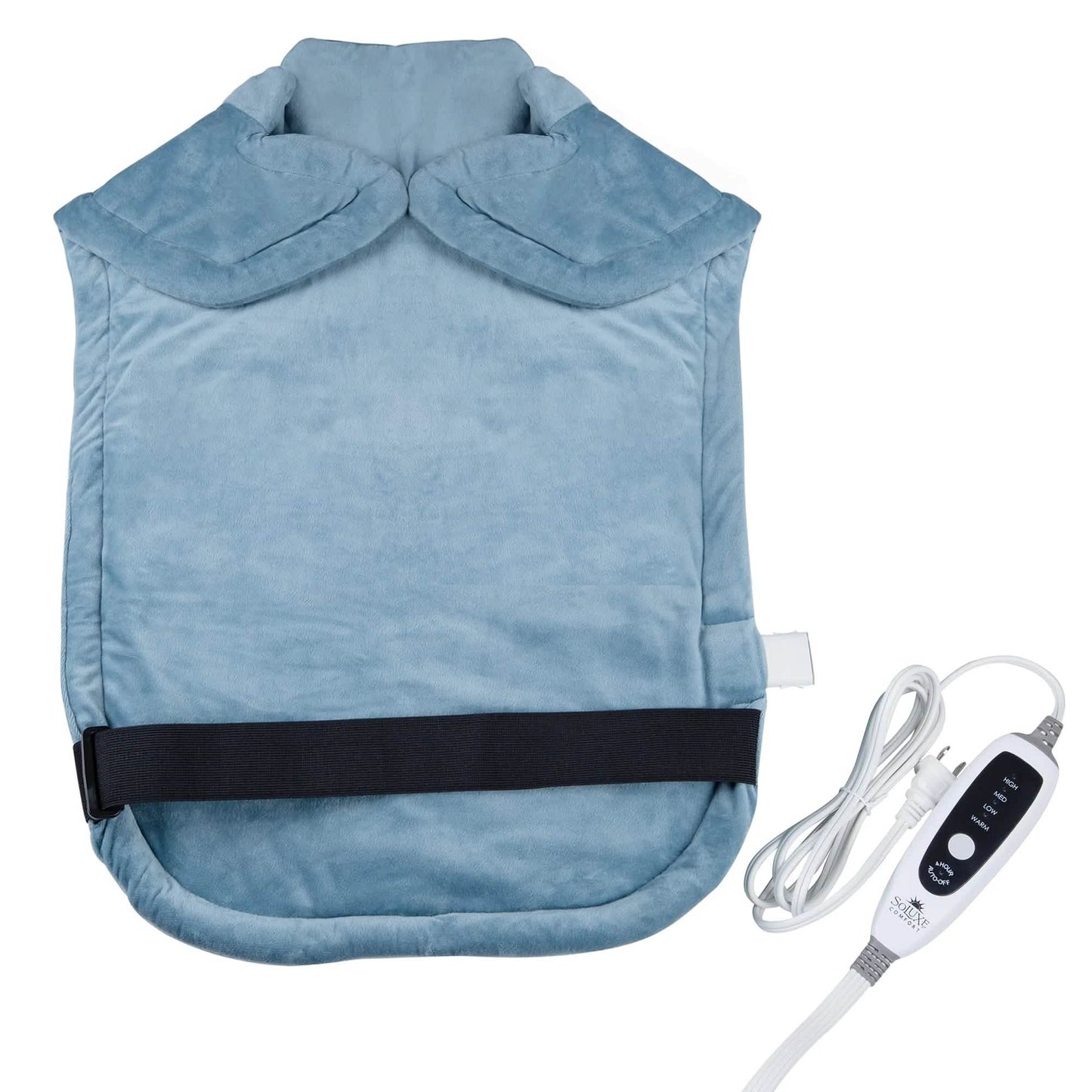 Soluxe Electric Weighted Neck and Back Heating Pad DailySale