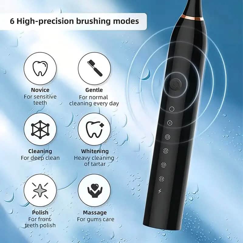 Sonic Electric Toothbrush with 6 Modes and Smart Timer DailySale