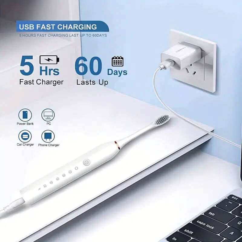 Sonic Electric Toothbrush with 6 Modes and Smart Timer DailySale