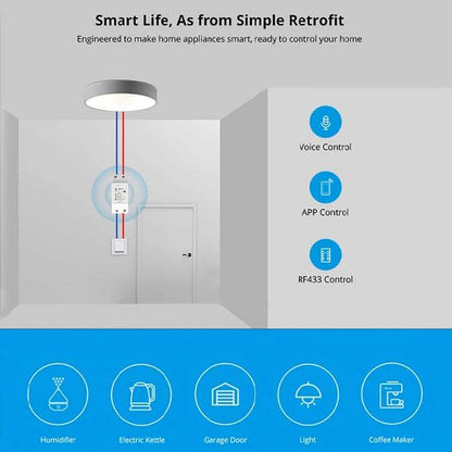 SONOFF BASICR2 WIFI Wireless Smart Switch Remote Control Socket APP Timer DailySale