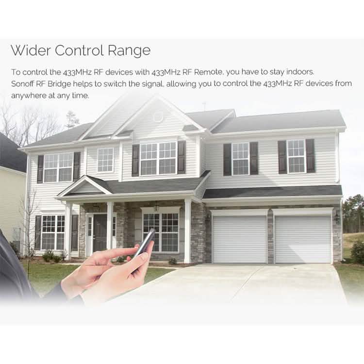 SONOFF® RF Bridge WIFI 433 MHz Replacement Smart Home Automation Universal Switch DailySale