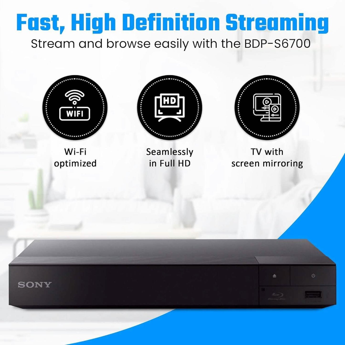 Sony 4k Blu Ray DVD Player for TV  (Refurbished) DailySale