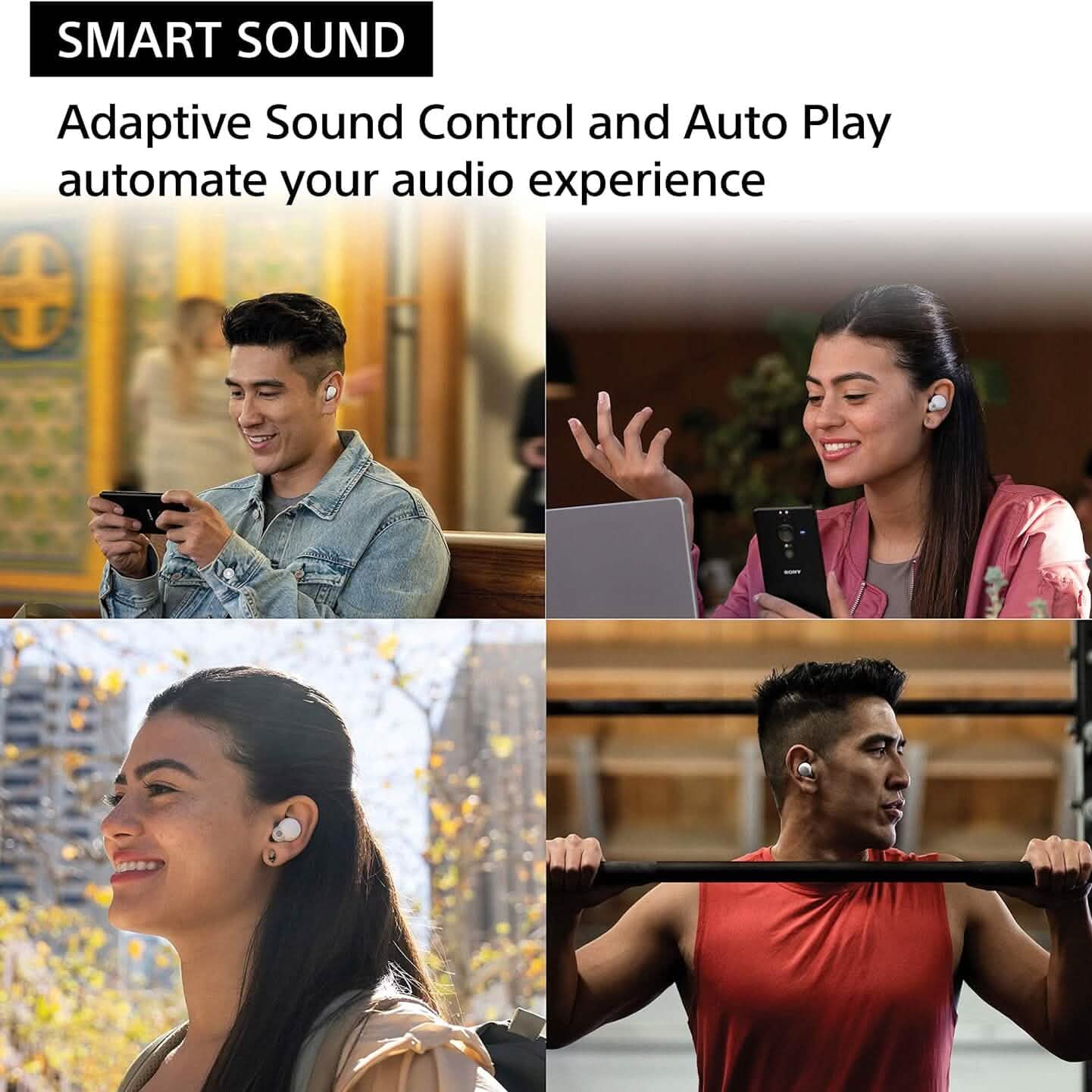 Sony LinkBuds S Truly Wireless Noise Canceling Earbud Headphones with Alexa Built-in  (Refurbished) DailySale