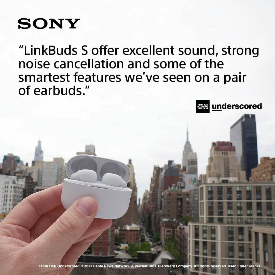 Sony LinkBuds S Truly Wireless Noise Canceling Earbud Headphones with Alexa Built-in  (Refurbished) DailySale