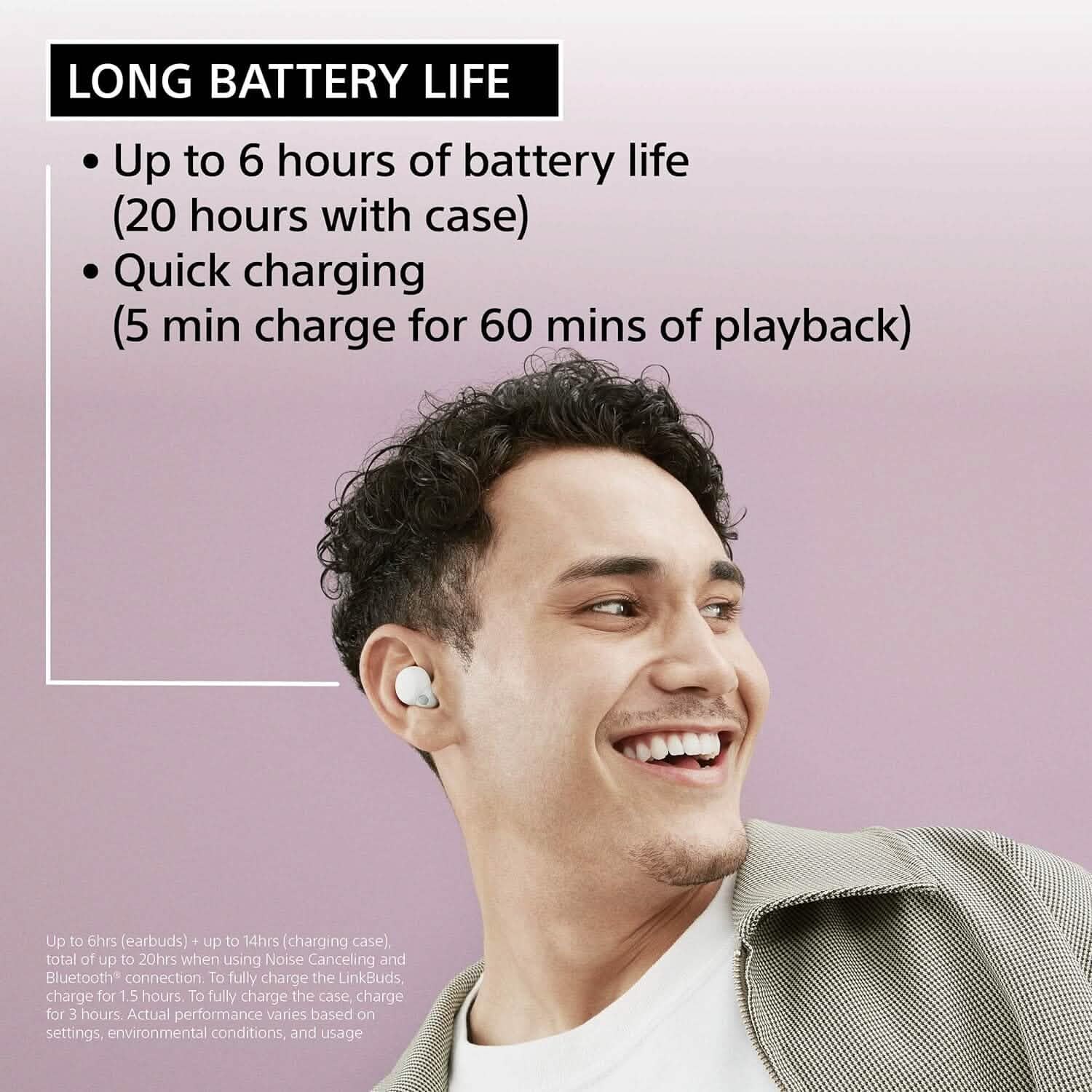 Sony LinkBuds S Truly Wireless Noise Canceling Earbud Headphones with Alexa Built-in  (Refurbished) DailySale