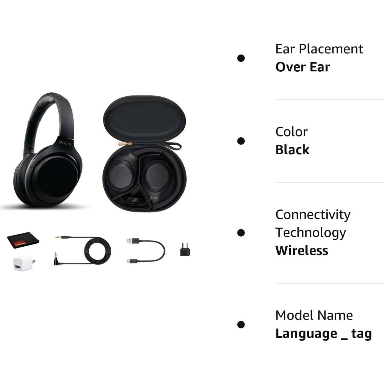 Sony WH-1000XM4 Wireless Noise Canceling Overhead Headphones with Mic  (Refurbished) DailySale