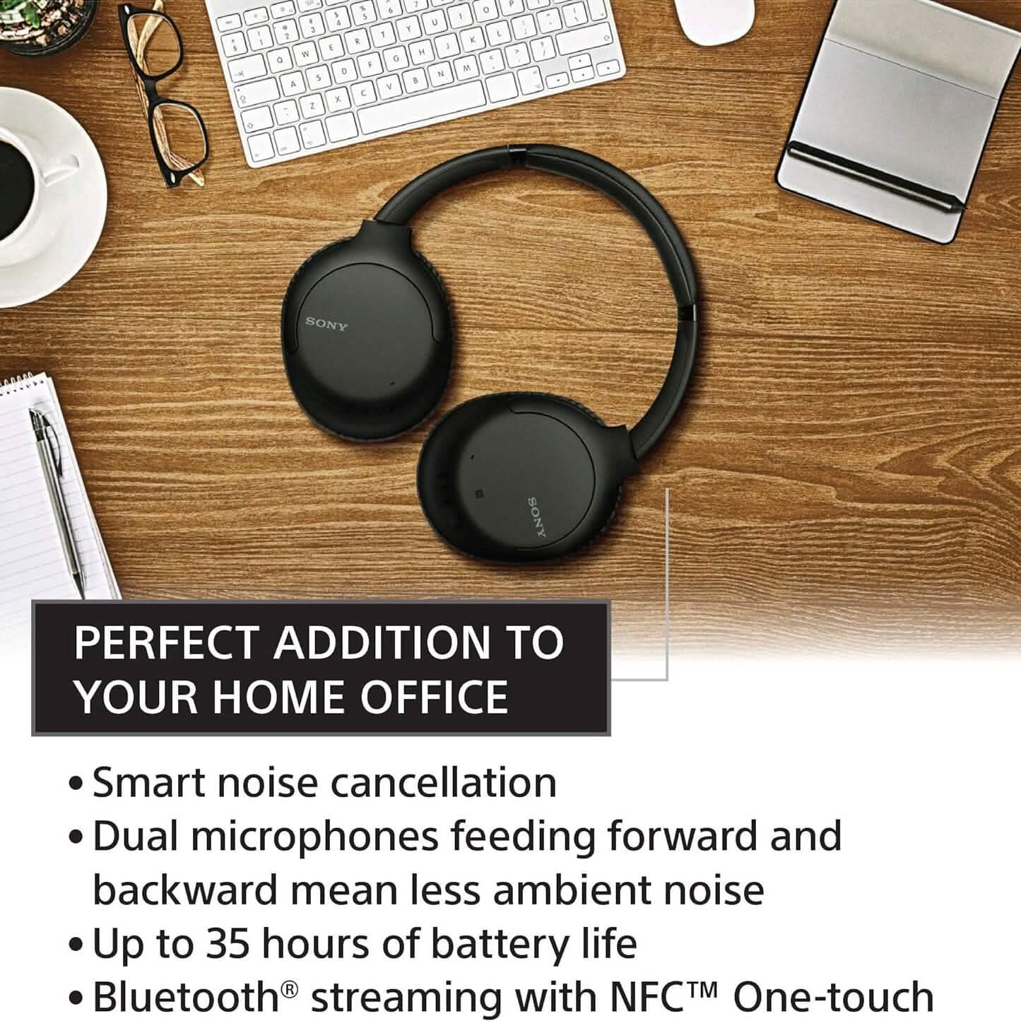 Sony Wireless Noise-Cancelling Over-The-Ear Headphones WH-CH710N (Refurbished) DailySale