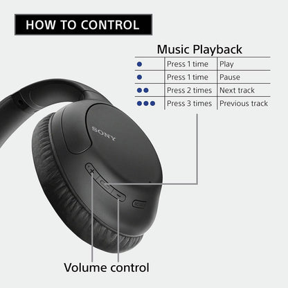 Sony Wireless Noise-Cancelling Over-The-Ear Headphones WH-CH710N (Refurbished) DailySale
