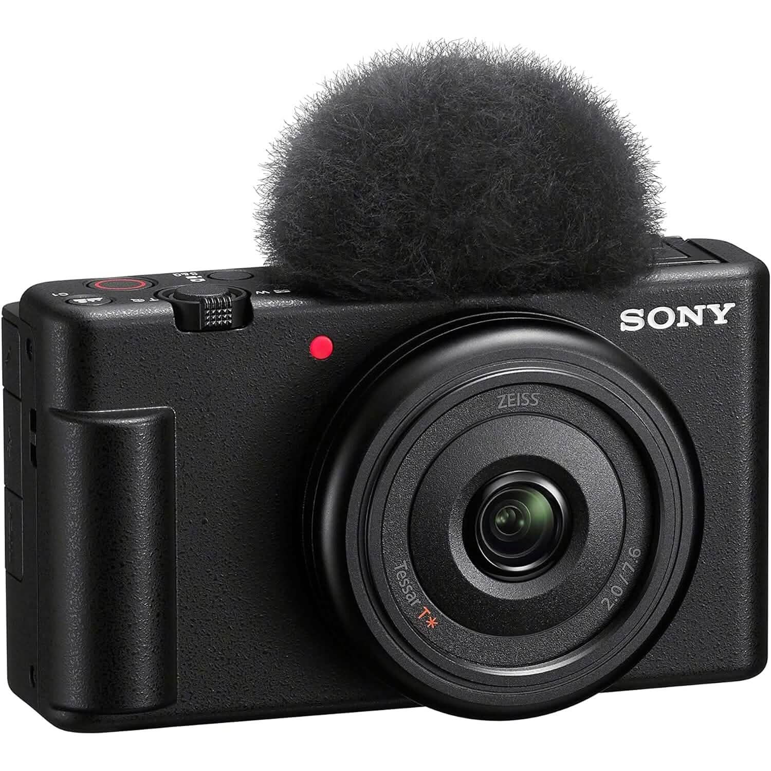Sony ZV-1F Vlog Camera for Content Creators and Vloggers Black  (Refurbished) DailySale