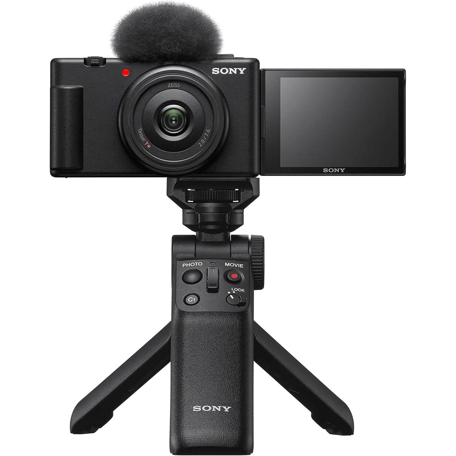 Sony ZV-1F Vlog Camera for Content Creators and Vloggers Black  (Refurbished) DailySale