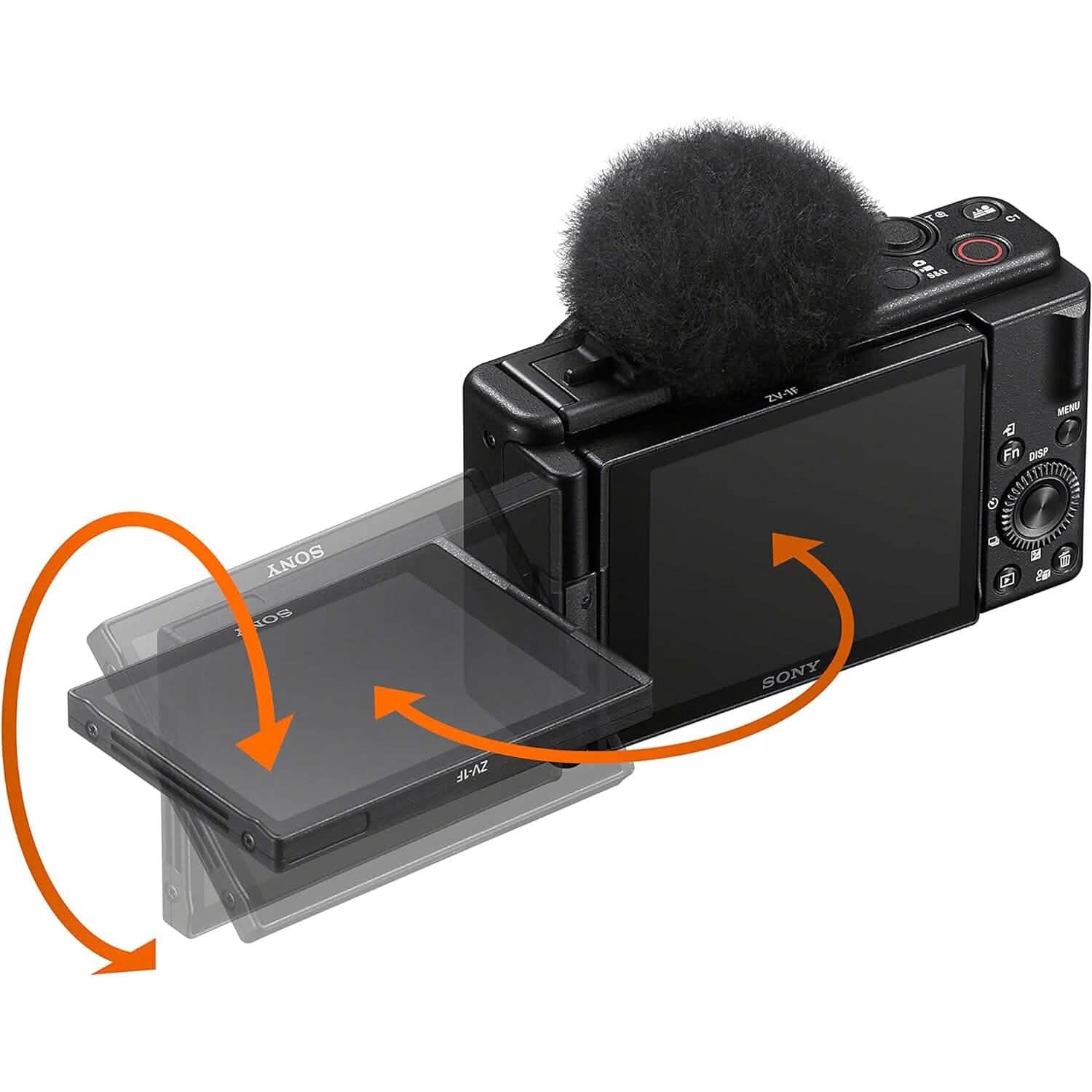 Sony ZV-1F Vlog Camera for Content Creators and Vloggers Black  (Refurbished) DailySale