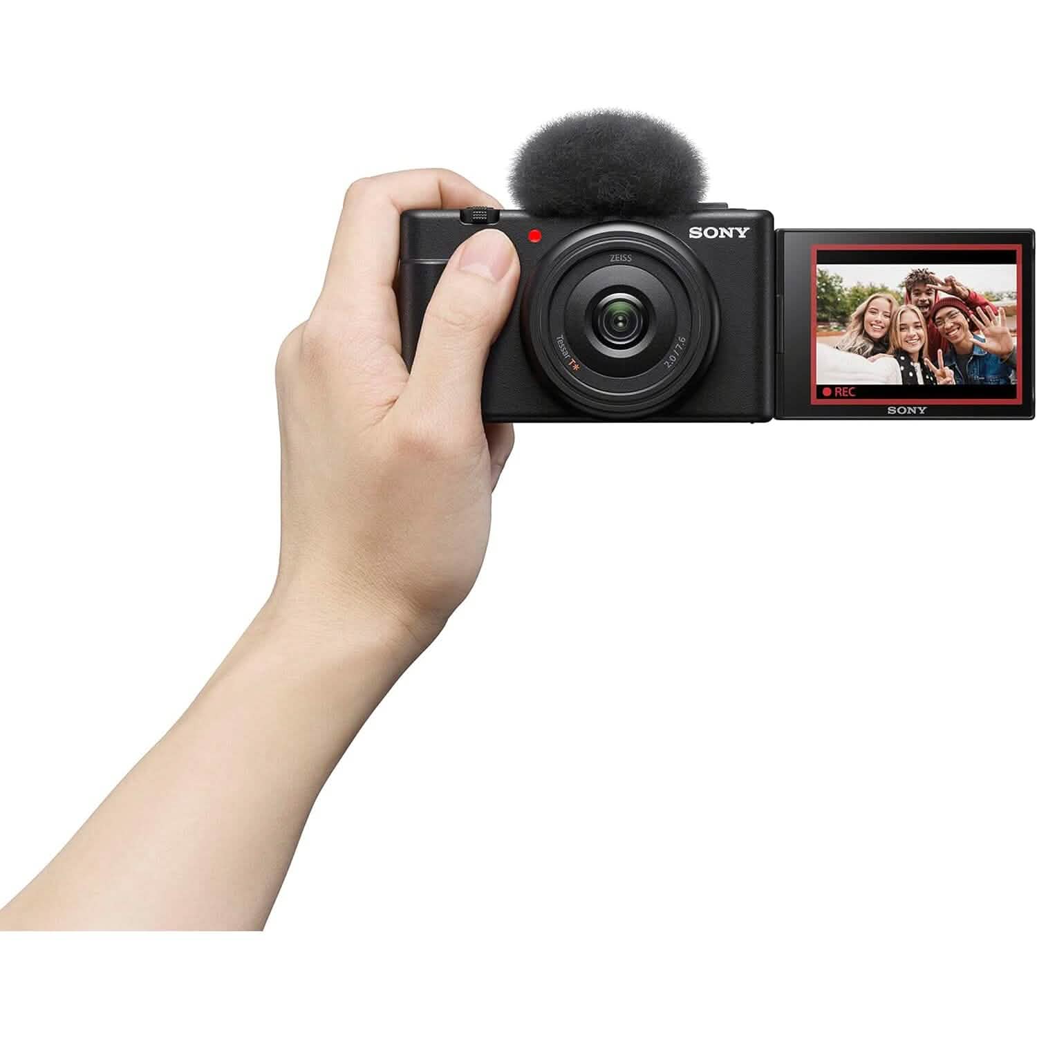 Sony ZV-1F Vlog Camera for Content Creators and Vloggers Black  (Refurbished) DailySale