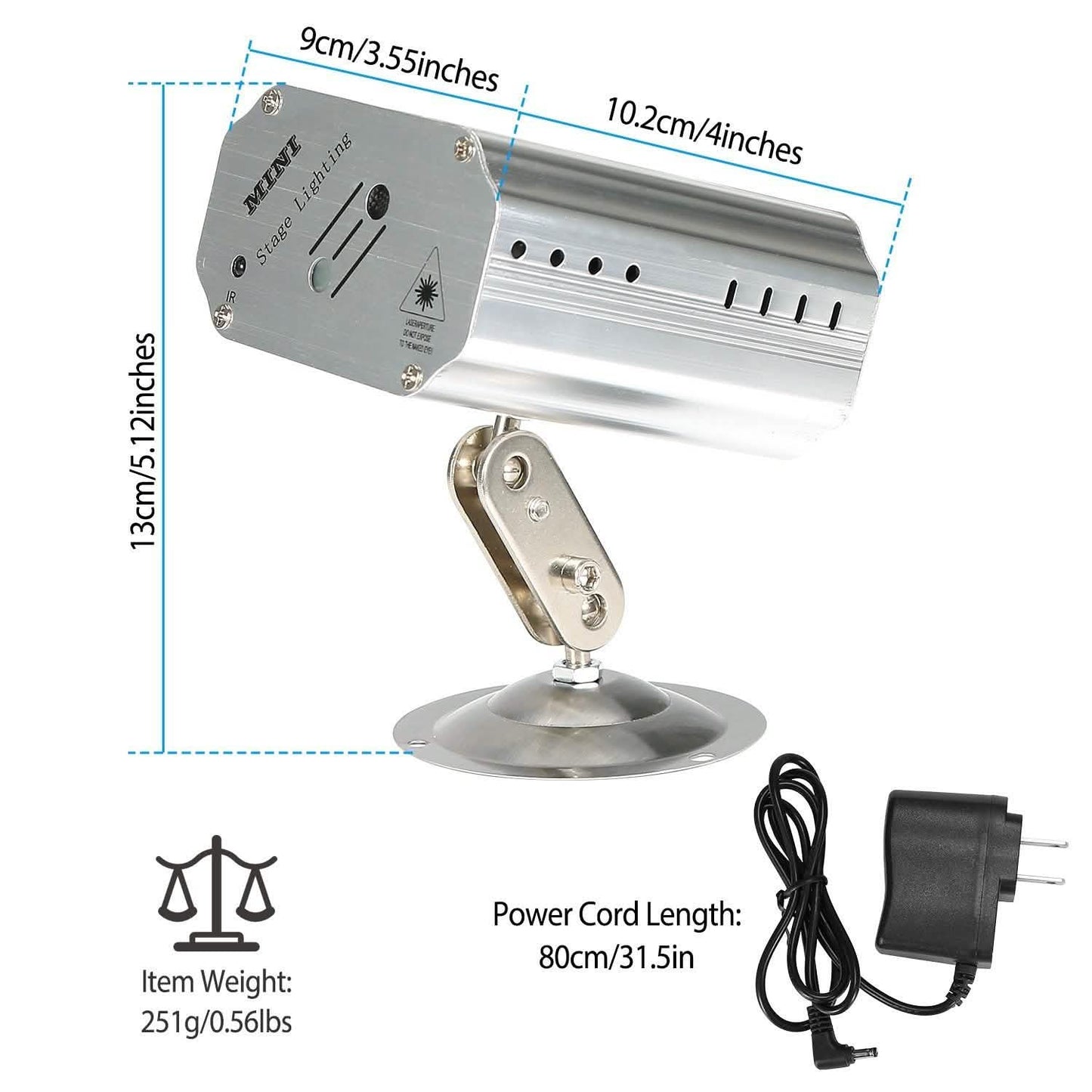 Sound Activated LED Projected Laser Patterns DailySale