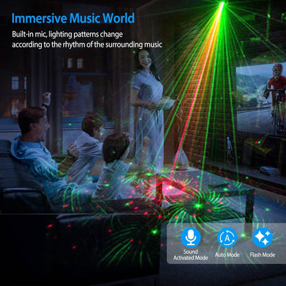 Sound Activated LED Projected Laser Patterns DailySale