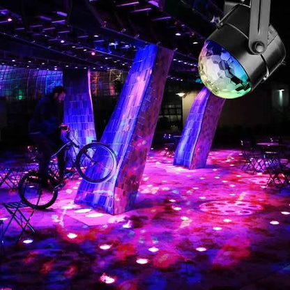 Sound Activated Rotating Disco Ball Party Lights Strobe Light DailySale